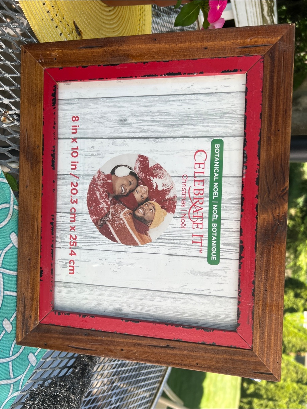 Celebrate It Brown Frame with Red Inner Trim
